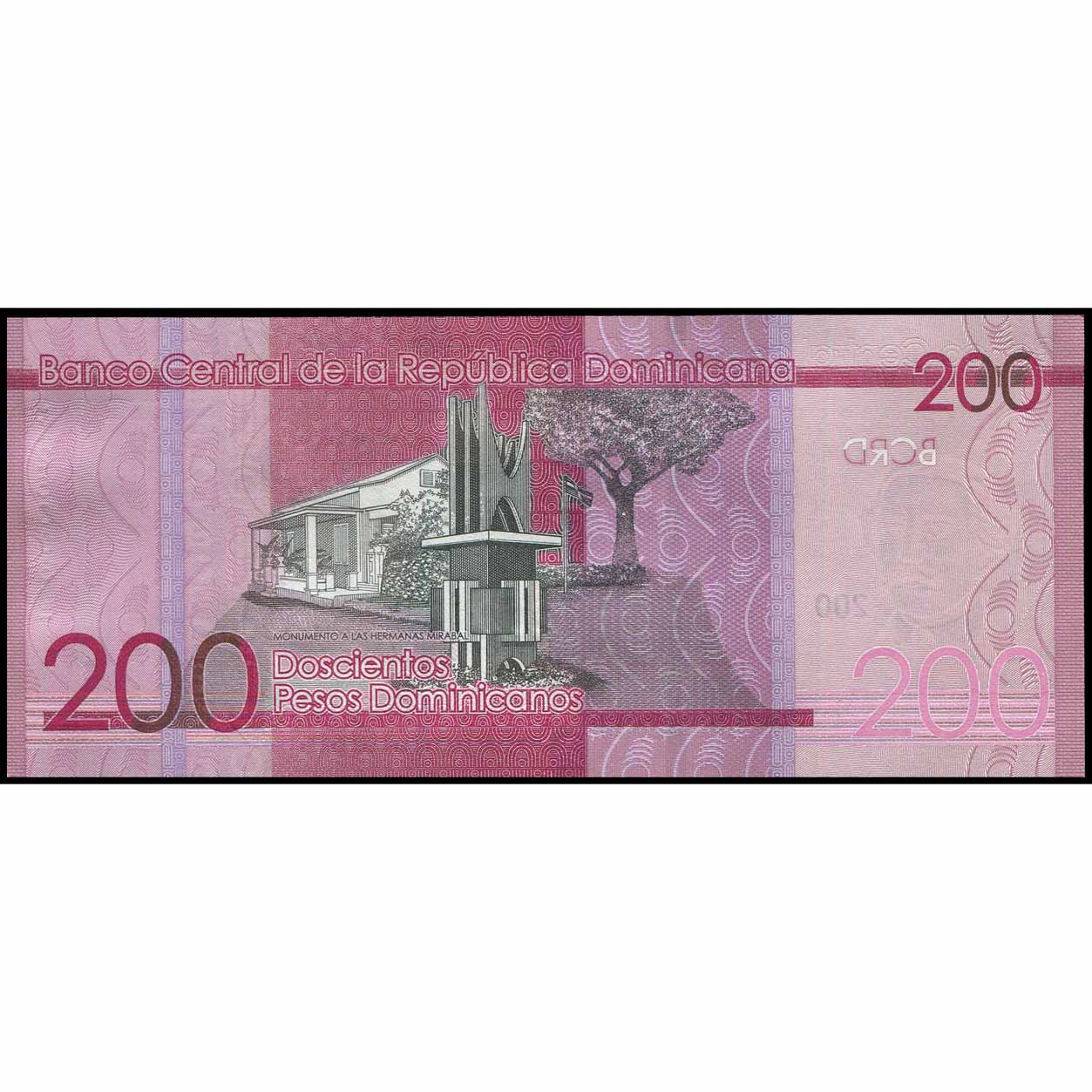 República Dominicana - P191i - 200 Pesos Dominicanos - Imagen 2