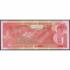 Alternative view of Honduras - P96e - 1 Lempira