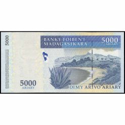 Alternative view of Madagascar - P94a - 5.000 Ariary
