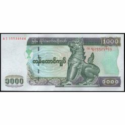 Birmania - P80 - 1.000 Kyats