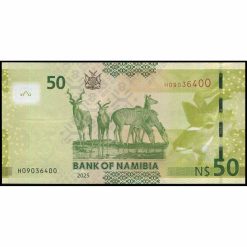 Alternative view of Namibia - P13d - 50 Namibia Dollars