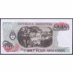 Alternative view of Argentina - P313b - 10 Pesos Argentinos
