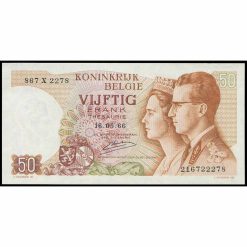 Bélgica - P139c - 50 Francs