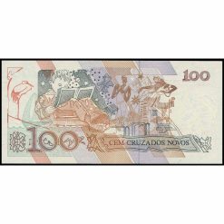 Alternative view of Brasil - P220a - 100 Cruzados Novos