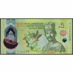 Brunéi - W42 - 5 Brunei Dollars