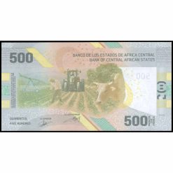 Alternative view of Estados de África Central - W700b - 500 Francs