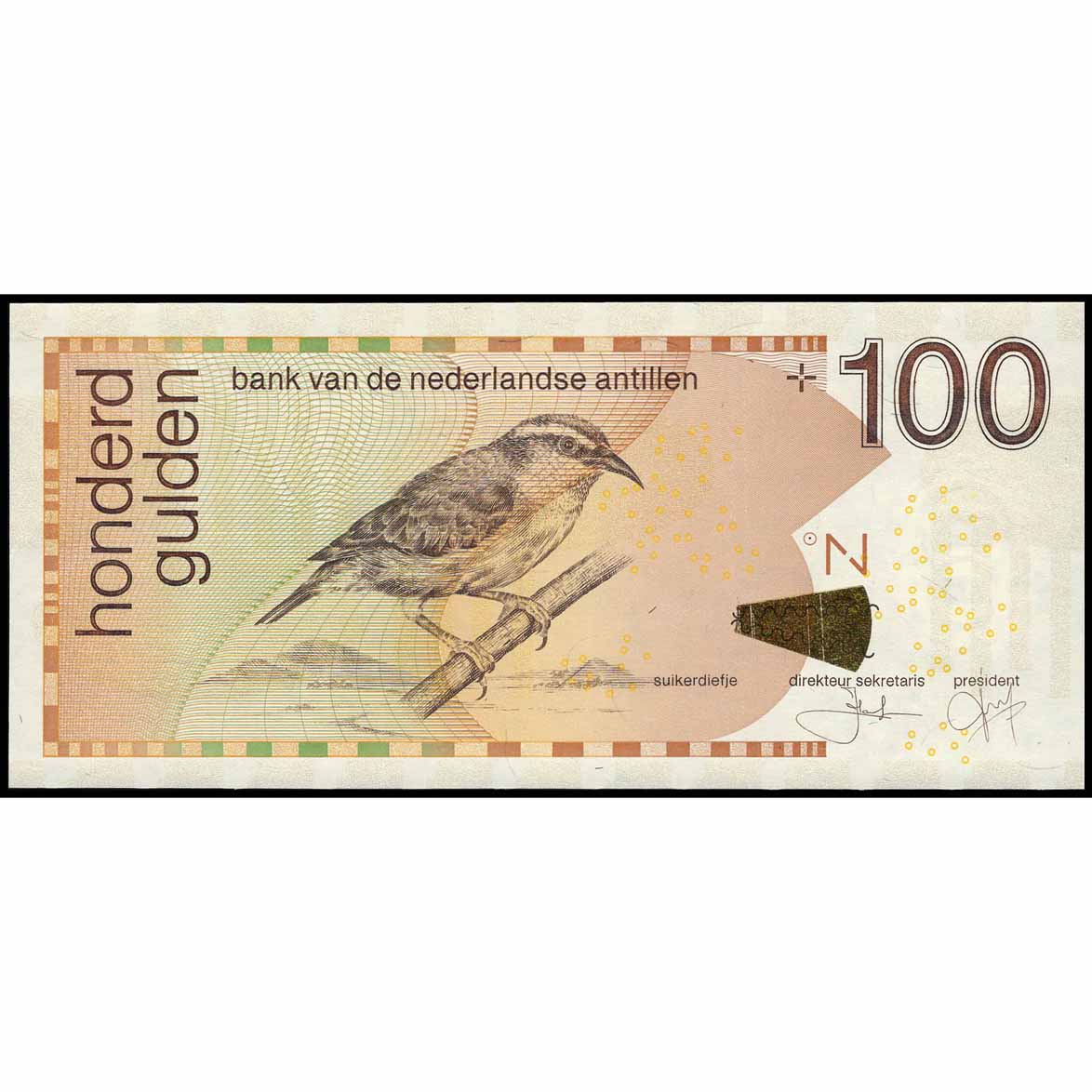 Antillas Holandesas - P31h - 100 Gulden