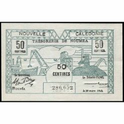 Nueva Caledonia - P54 - 50 Centimes