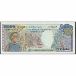 Ruanda - P22a - 5.000 Francs