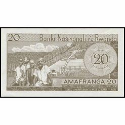 Alternative view of Ruanda - P6e - 20 Francs
